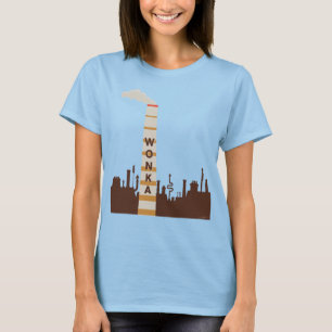 T-shirt Silhouette de l'usine Wonka