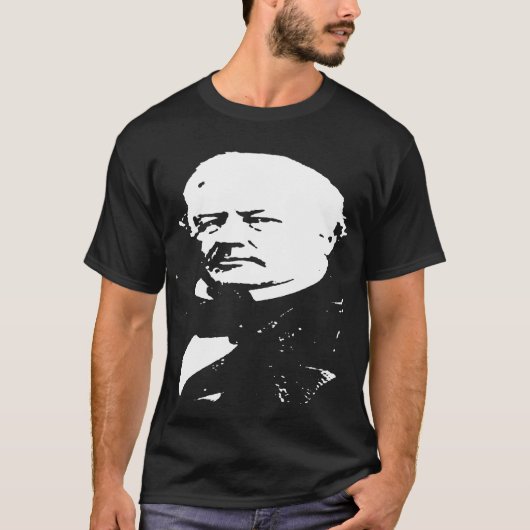 T-shirt Silhouette de Millard Fillmore (Devant)