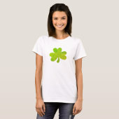 T-shirt Silhouette de peinture irlandaise shamrock (Devant entier)