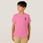 T-shirt Silhouette de pom-pom girl (Devant entier)