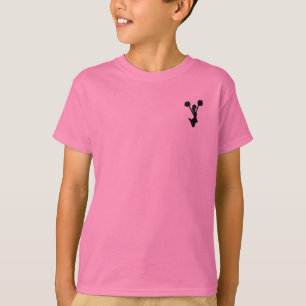 T-shirt Silhouette de pom-pom girl