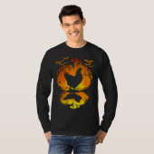T-shirt Silhouette de poulet (Devant entier)