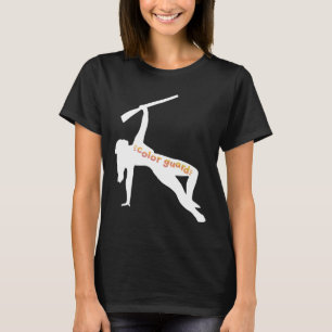 T-shirt Silhouette de protection couleur avec fusil