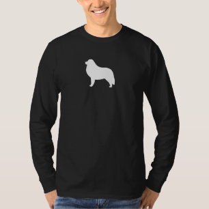 T-shirt Silhouette de race de chien de Grands Pyrénées