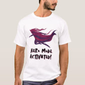 T-shirt Silhouette de superhéros dynamique (Devant)