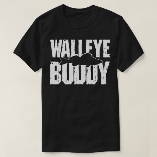 T-shirt Silhouette de Walleye (Design devant)