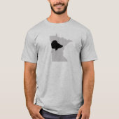 T-shirt Silhouette de Walleye (Devant)