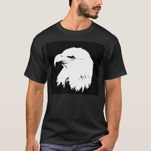 T-shirt Silhouette d'Eagle (Devant)