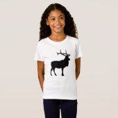 T-Shirt Silhouette d'élan (Devant entier)