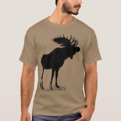 T-shirt Silhouette d'élan (Devant)