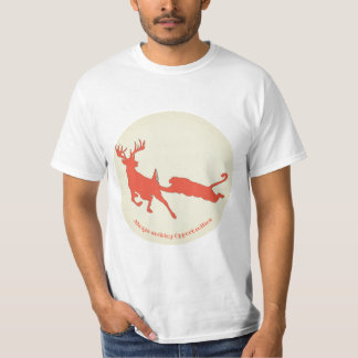 T-shirt Silhouette des cerfs et des lions de montagne