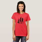T-shirt Silhouette des danseuses de Vogue (Devant entier)