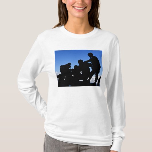 T-shirt Silhouette des soldats (Devant)