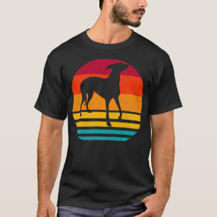 T-shirt Silhouette Design Vintage Greyhound Amoureux des c