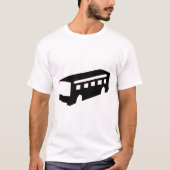 T-shirt Silhouette du bus (Devant)