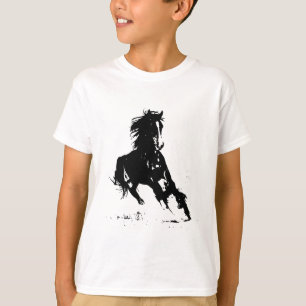 T-shirt Silhouette du cheval
