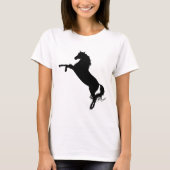 T-shirt Silhouette du cheval arabe (Devant)