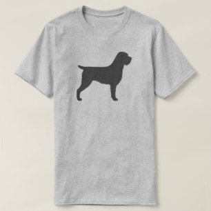 T-shirt Silhouette du Griffon à pointe À poils durs