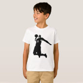 T-shirt Silhouette du joueur de basket (Devant entier)