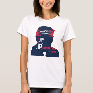 T-shirt Silhouette du président Trump avec la politique ét
