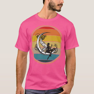 T-shirt Silhouette Fée Lune Vintage désistée
