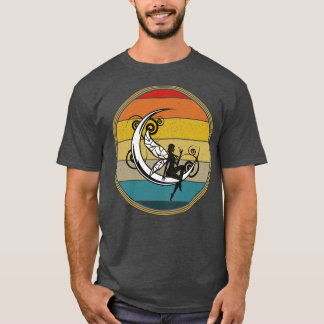 T-shirt Silhouette Fée Lune Vintage désistée