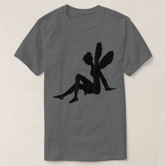T-shirt Silhouette Fée Noire (Design devant)