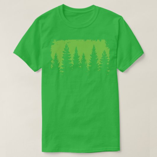 T-shirt Silhouette forestière (Design devant)
