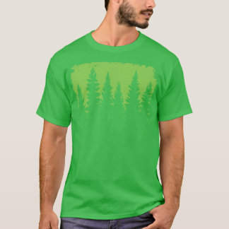 T-shirt Silhouette forestière