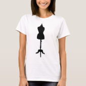 T-shirt Silhouette II de forme de robe (Devant)
