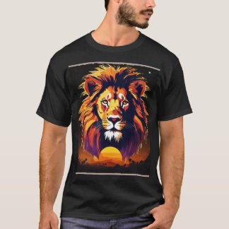 T-shirt Silhouette majestueuse : Lion'