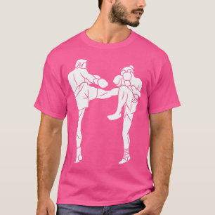 T-shirt Silhouette Muay Thai Kickboxing Mixed martial art 