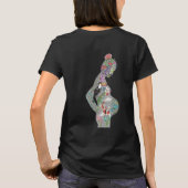 T-shirt Silhouette noire (conception arrière) (Dos)