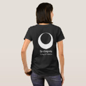 T-shirt Silhouette noire (conception avant) (Dos entier)