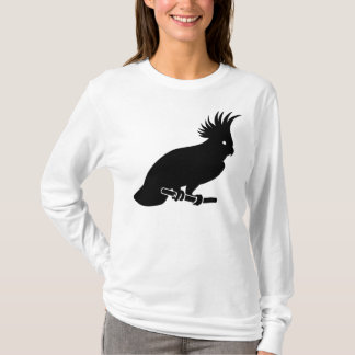 T-shirt Silhouette noire de cacatoès