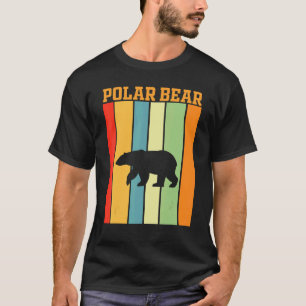 T-shirt Silhouette Ombre Ours Polaire Dans Les Couleurs Ré