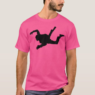 T-shirt Silhouette Parachute libre Skydiver Skydiving