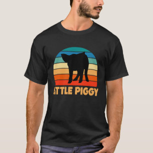 T-shirt Silhouette Piglet Piggy Little