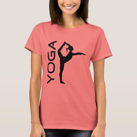 T-shirt Silhouette Pose Yoga (Devant)
