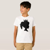 T-shirt Silhouette princesse noire (Devant entier)