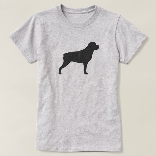 T-shirt Silhouette Rottweiler (Design devant)