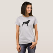 T-shirt Silhouette Rottweiler (Devant entier)