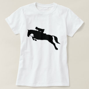 T-shirt Silhouette sautante de cavalier de Seat de chasse
