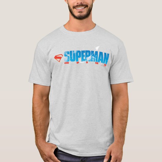 T-shirt Silhouette Superman Skybound (Devant)