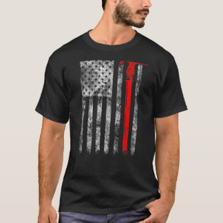 T-shirt Silhouette télescopique Hot Stick Ligne Drapeau am