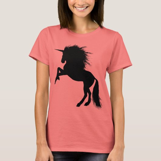 T-shirt Silhouette Unicorne (Devant)