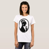 T-shirt Silhouette victorienne de camée (Devant entier)
