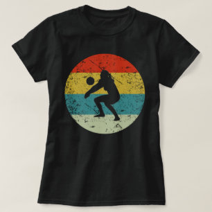T-shirt silhouette vintage rétro volleyball les années 70