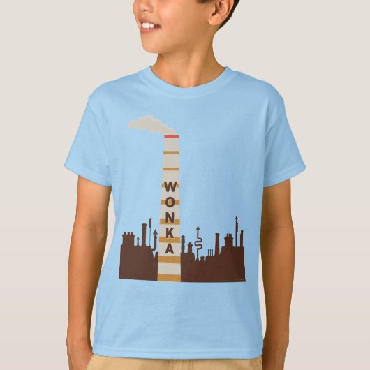 T-shirt Silhouette Wonka Factory (Devant)