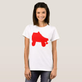 T-shirt silhouettes à roulettes (Devant entier)
